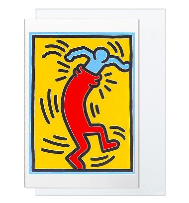 Keith Haring Greeting Card (Post Card) Untitled