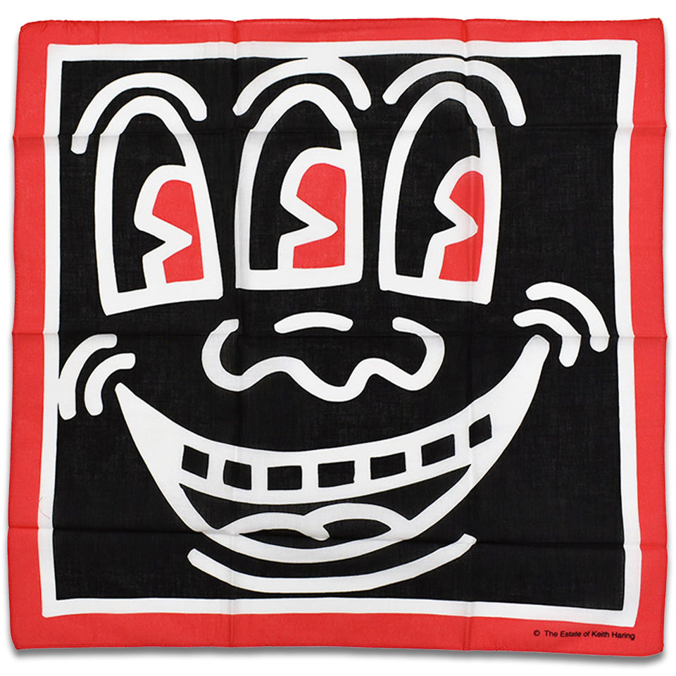 キース・ヘリング バンダナ Bandana (Red) – Nakamura Keith Haring Collection