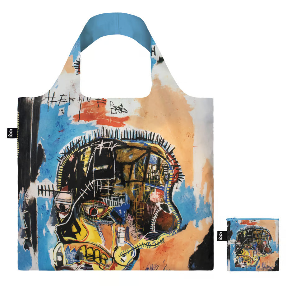 LOQI Basquiat Eco Bag "SKULL" #2