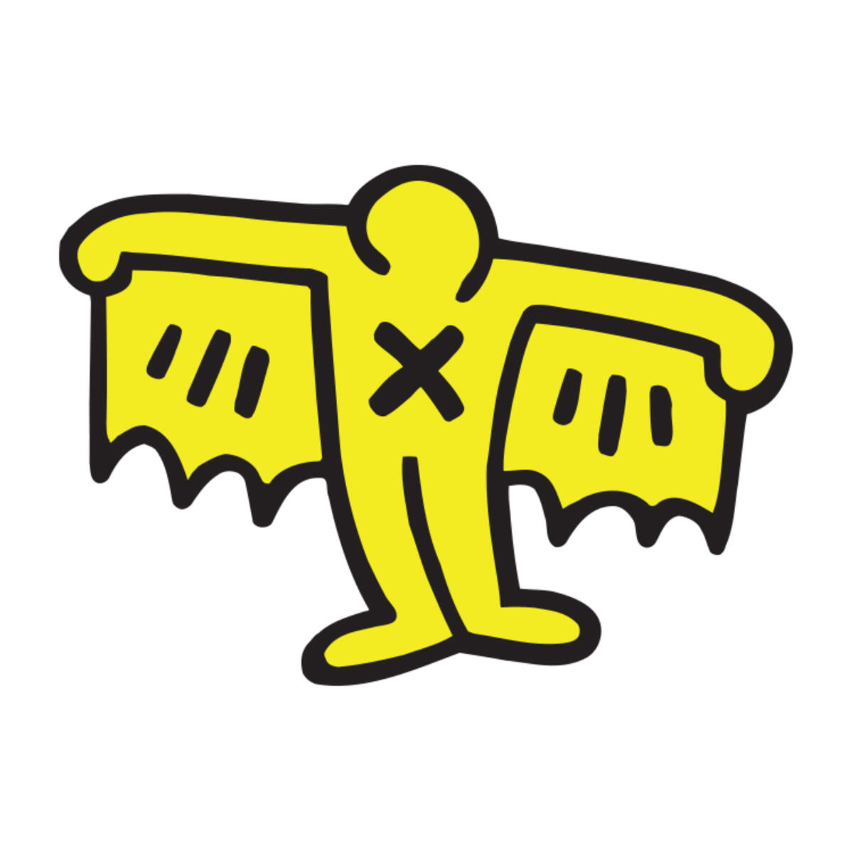 Keith Haring Patch Bat Demon