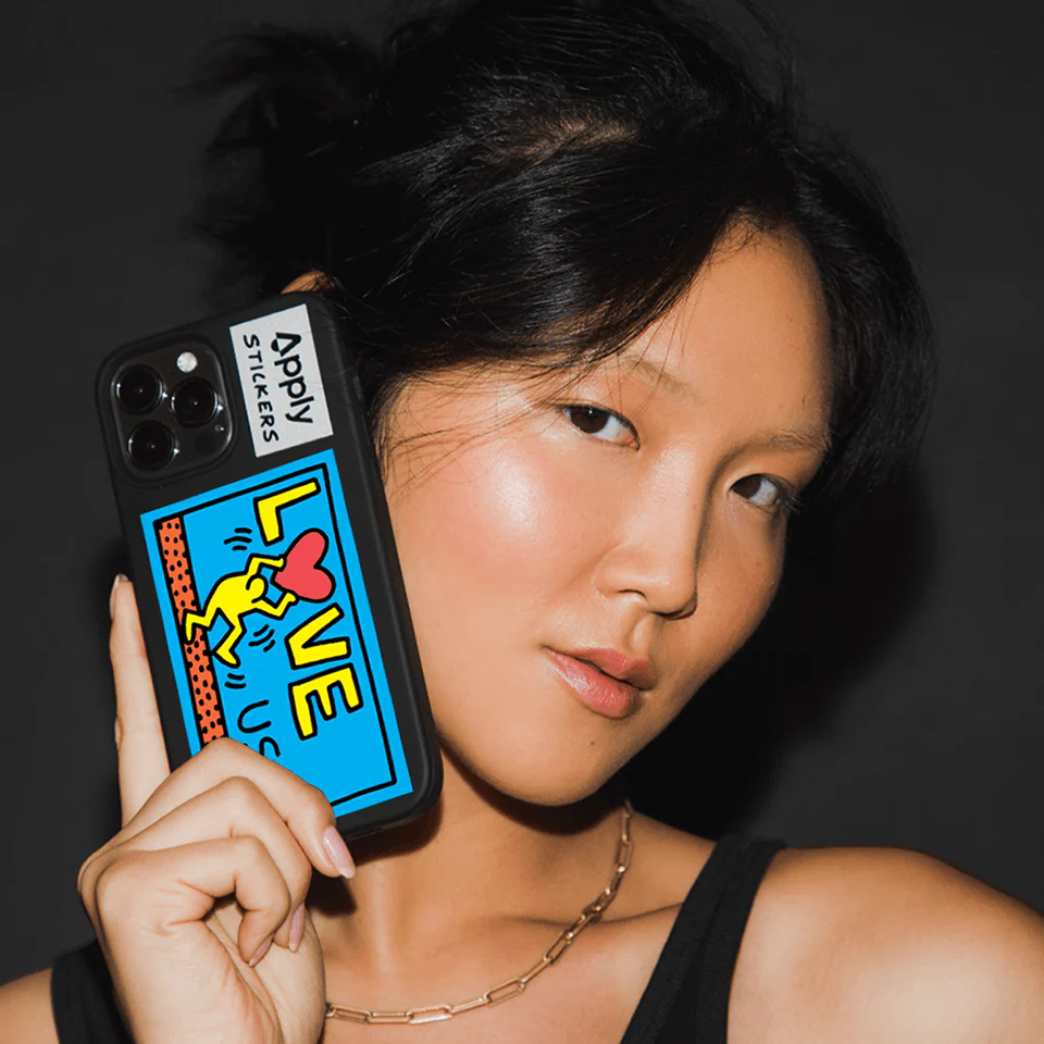 Apply Stickers Keith Haring Die-cut Sticker L "Love USA"