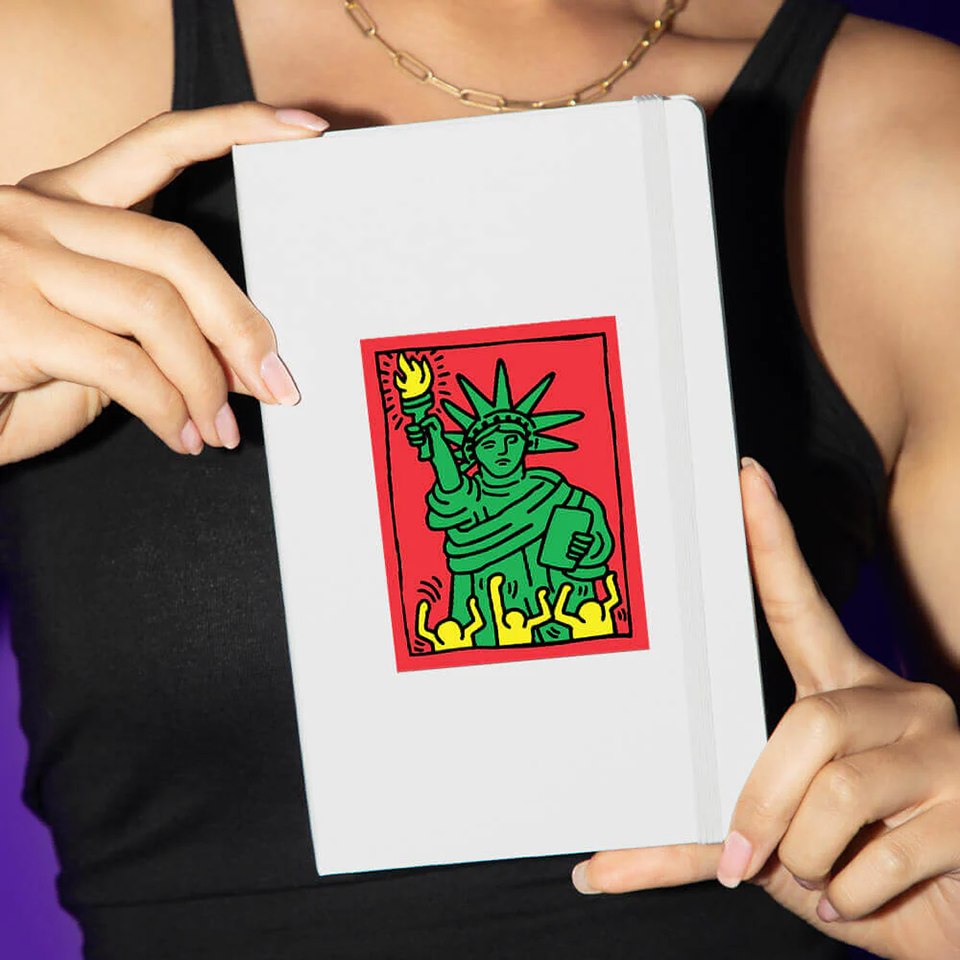 Apply Stickers Keith Haring Die-cut Sticker L "Statue of Liberty"