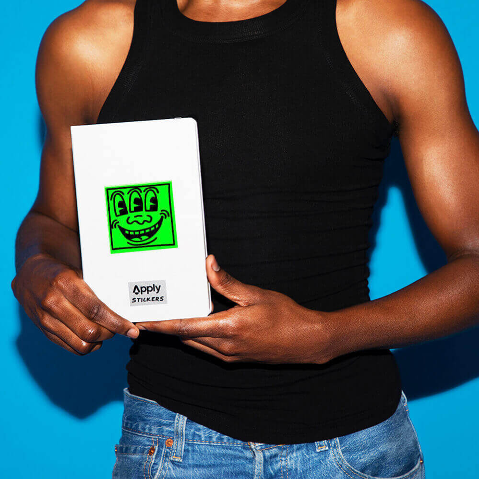 Apply Stickers Keith Haring Die-cut Sticker M "Three Eyes"