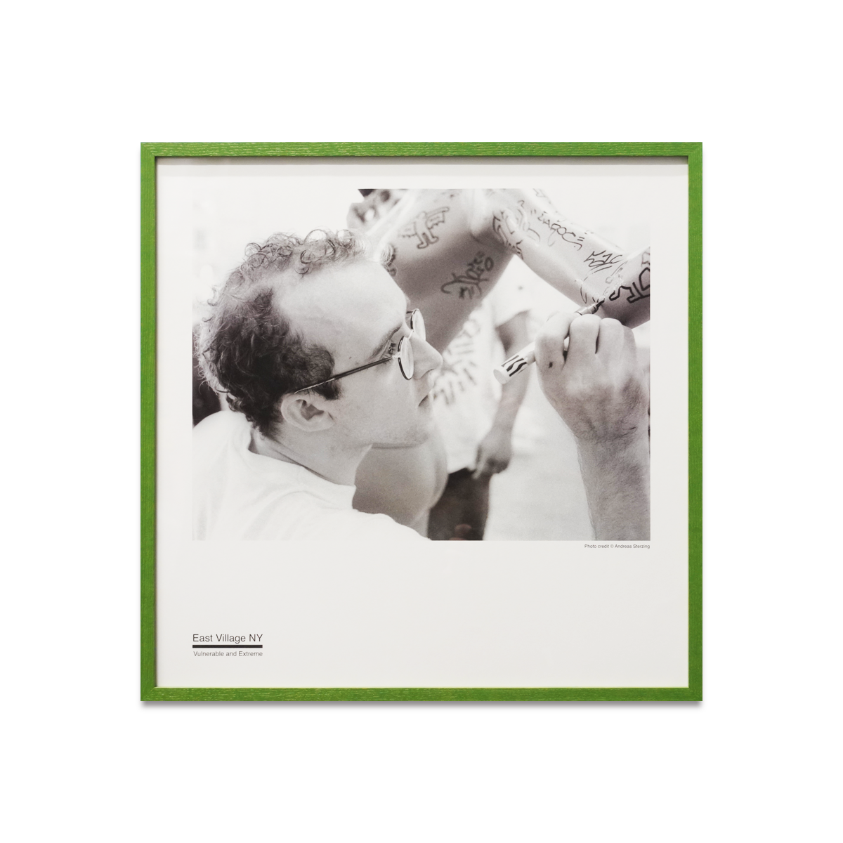 Framed Poster L Keith Haring