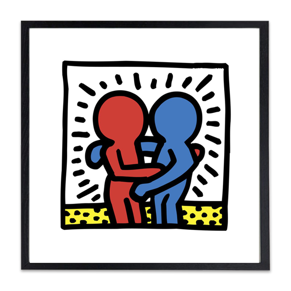 Keith Haring Framed Poster L Untitled, 1987