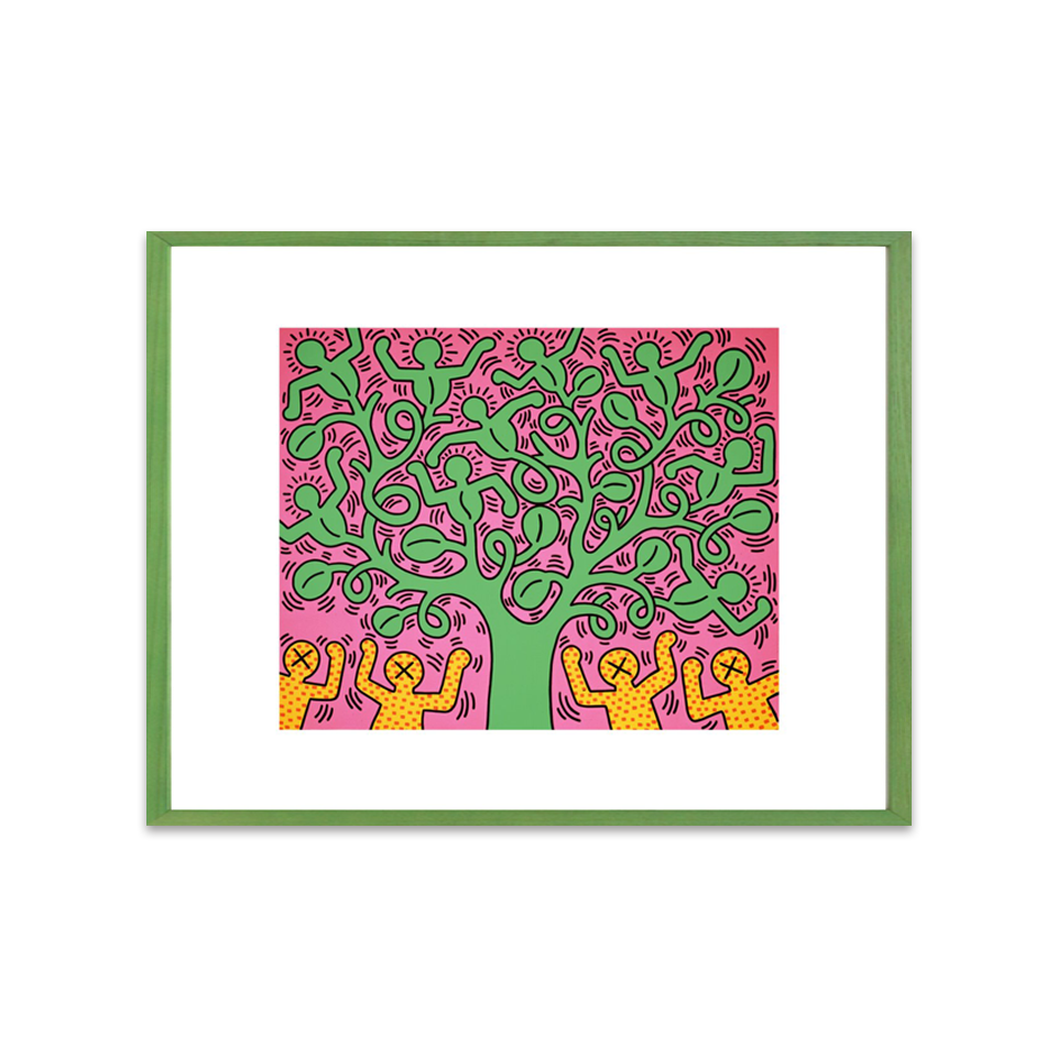 Keith Haring Framed Poster S Untitled (Tree of Life)