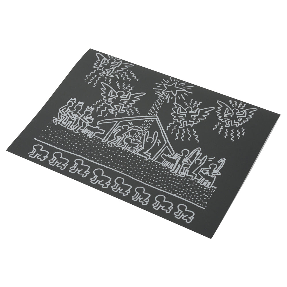 Deadstock Pop Shop Keith Haring "Subway Drawing" Holiday Notecard