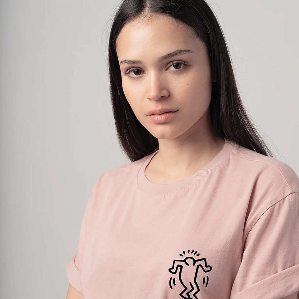 Jimmy Lion Keith Haring Heart Tee