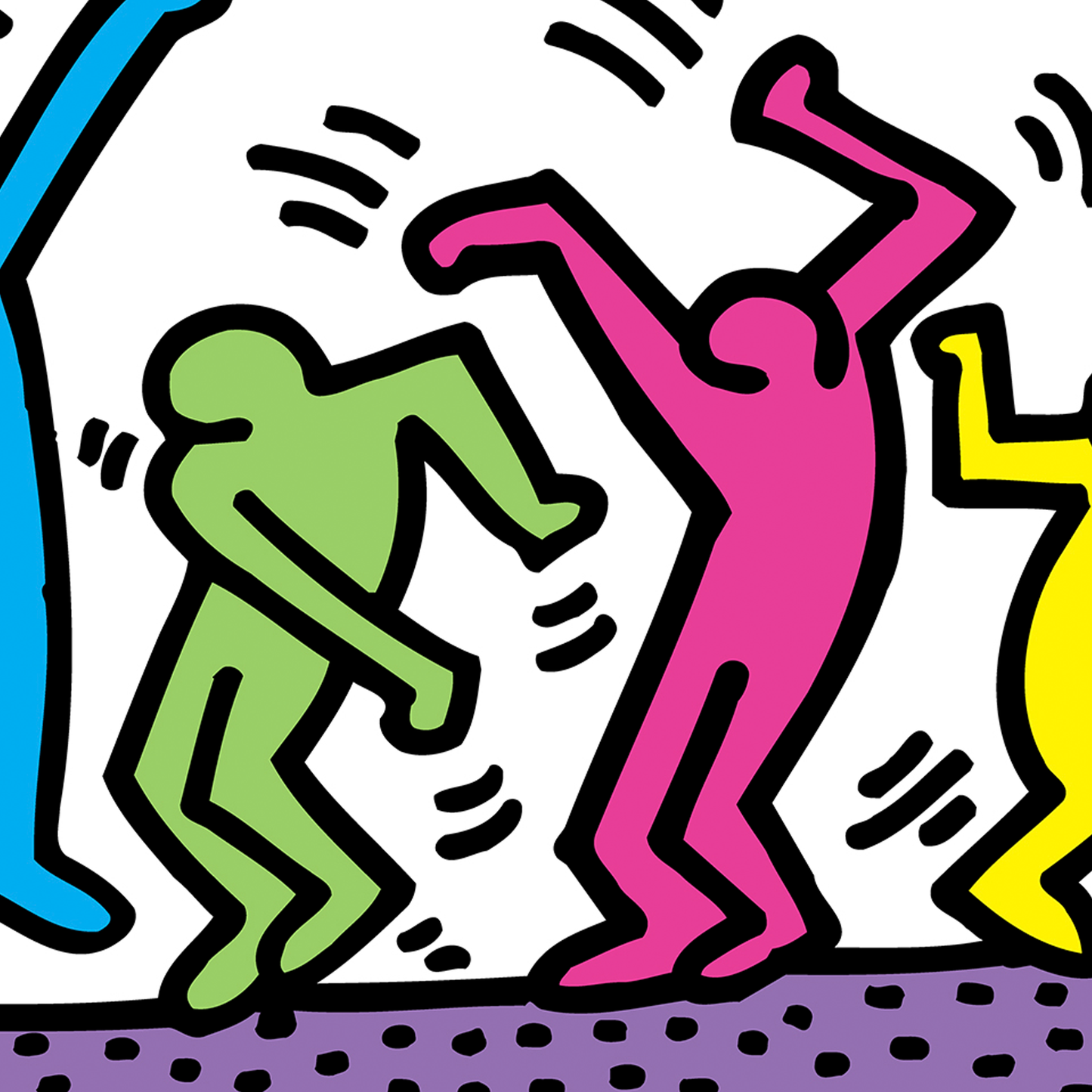 Keith Haring Framed Poster S Untitled (Dance)