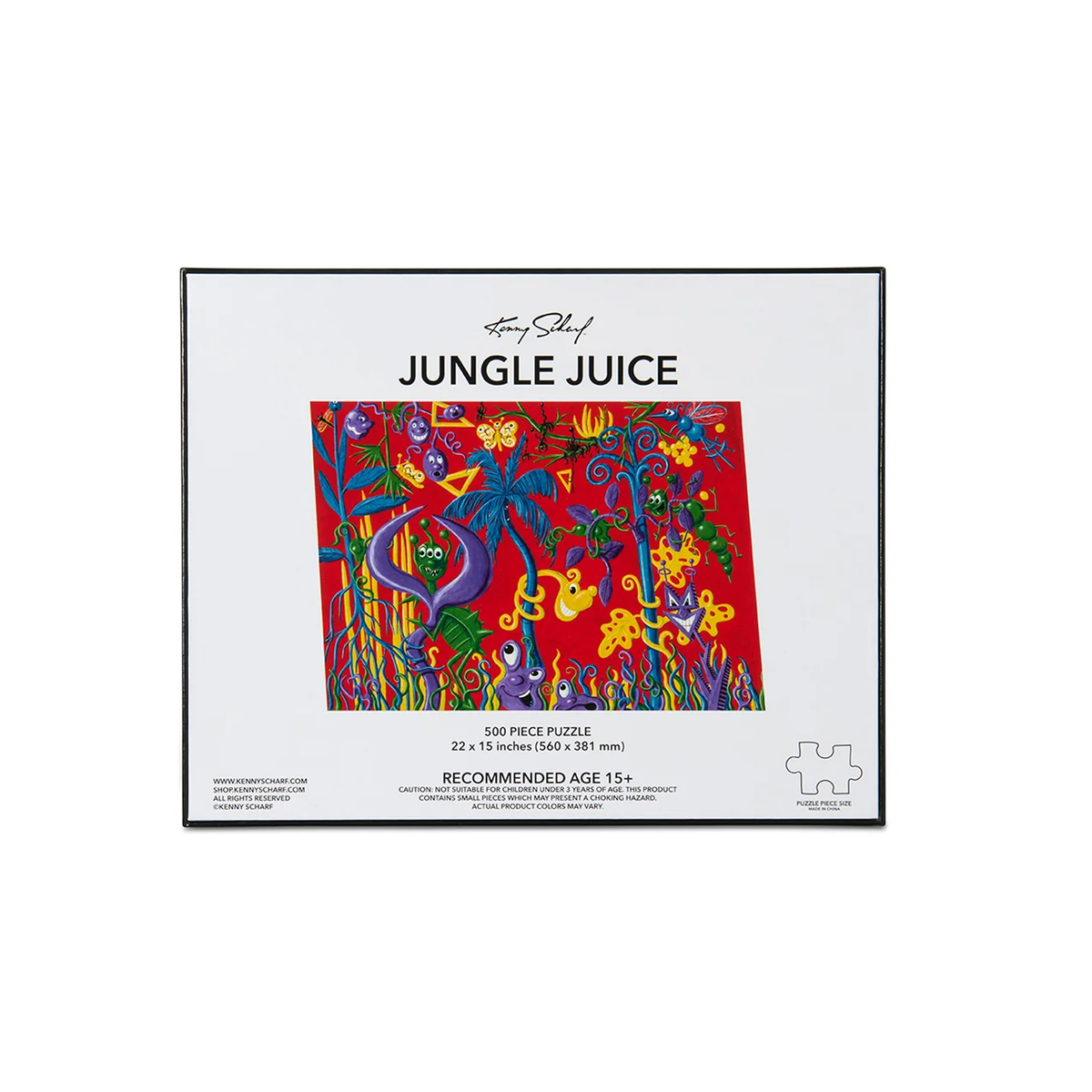 Kenny Scharf 500-Piece Puzzle "Jungle Juice"