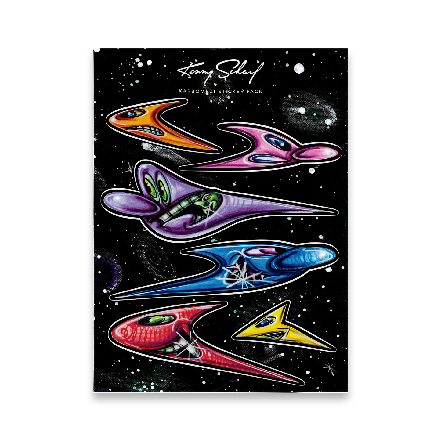 Kenny Scharf Sticker Pack "KARBOMBZ!"
