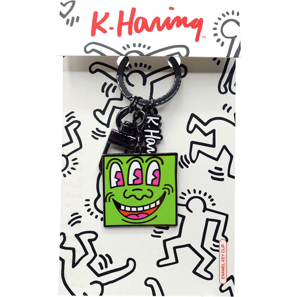 PINTRILL Keith Haring Keychain #2 Three Eyed Monster