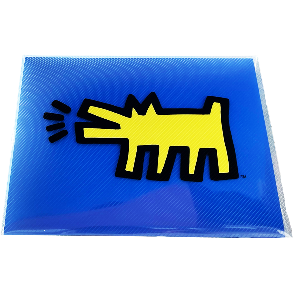 Keith Haring Letter Set Dog Blue