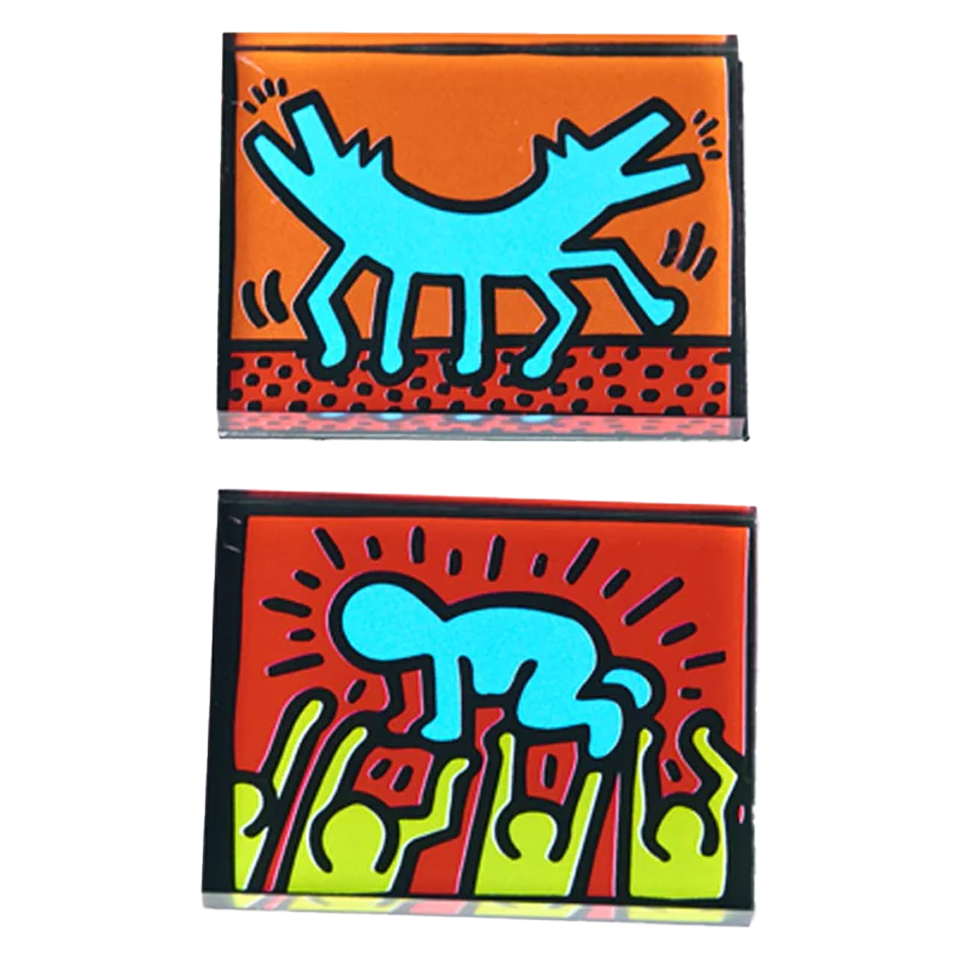 PINTRILL Keith Haring Magnet Set Radiant Baby