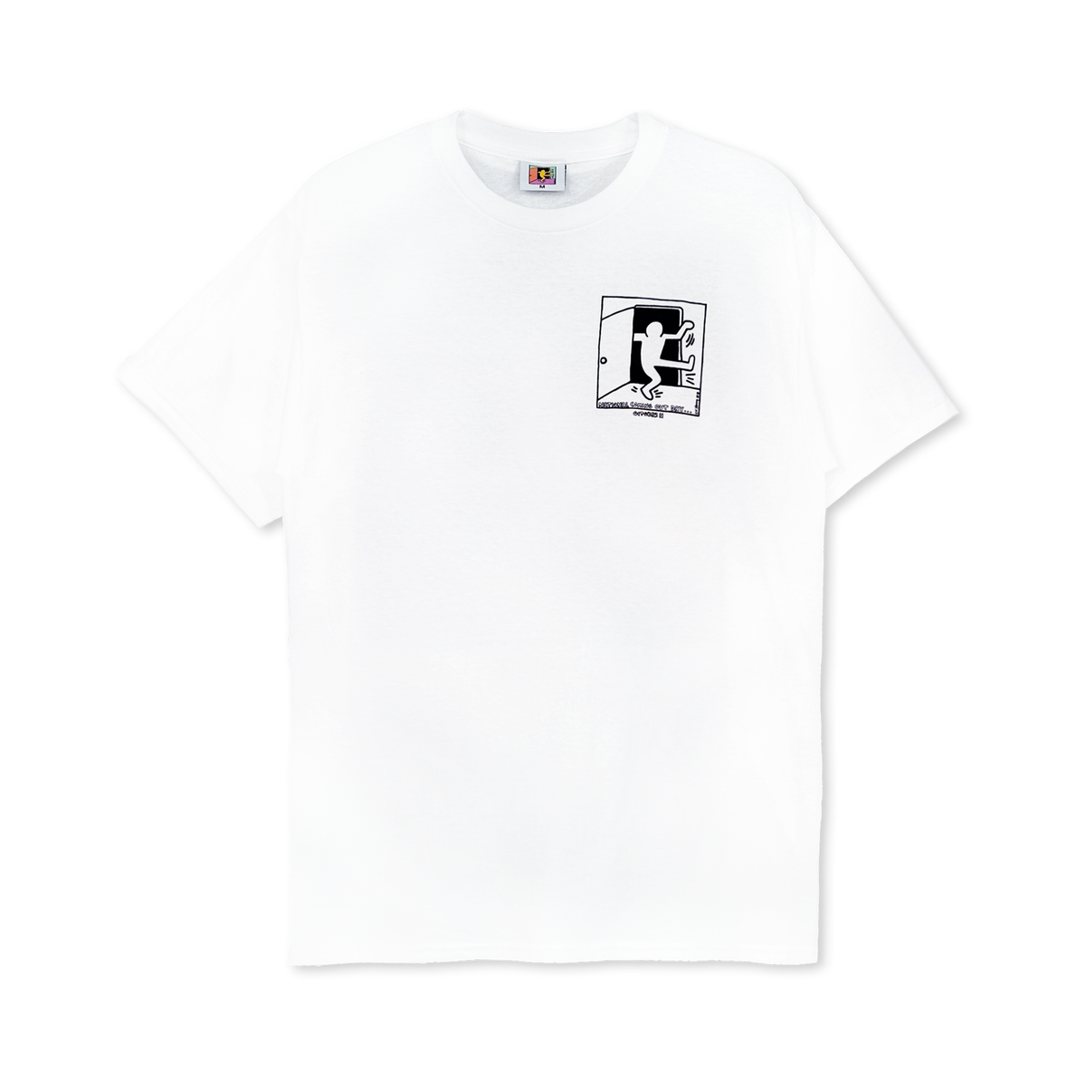 National Coming Out Day Keith Haring Short Sleeve T-shirt White
