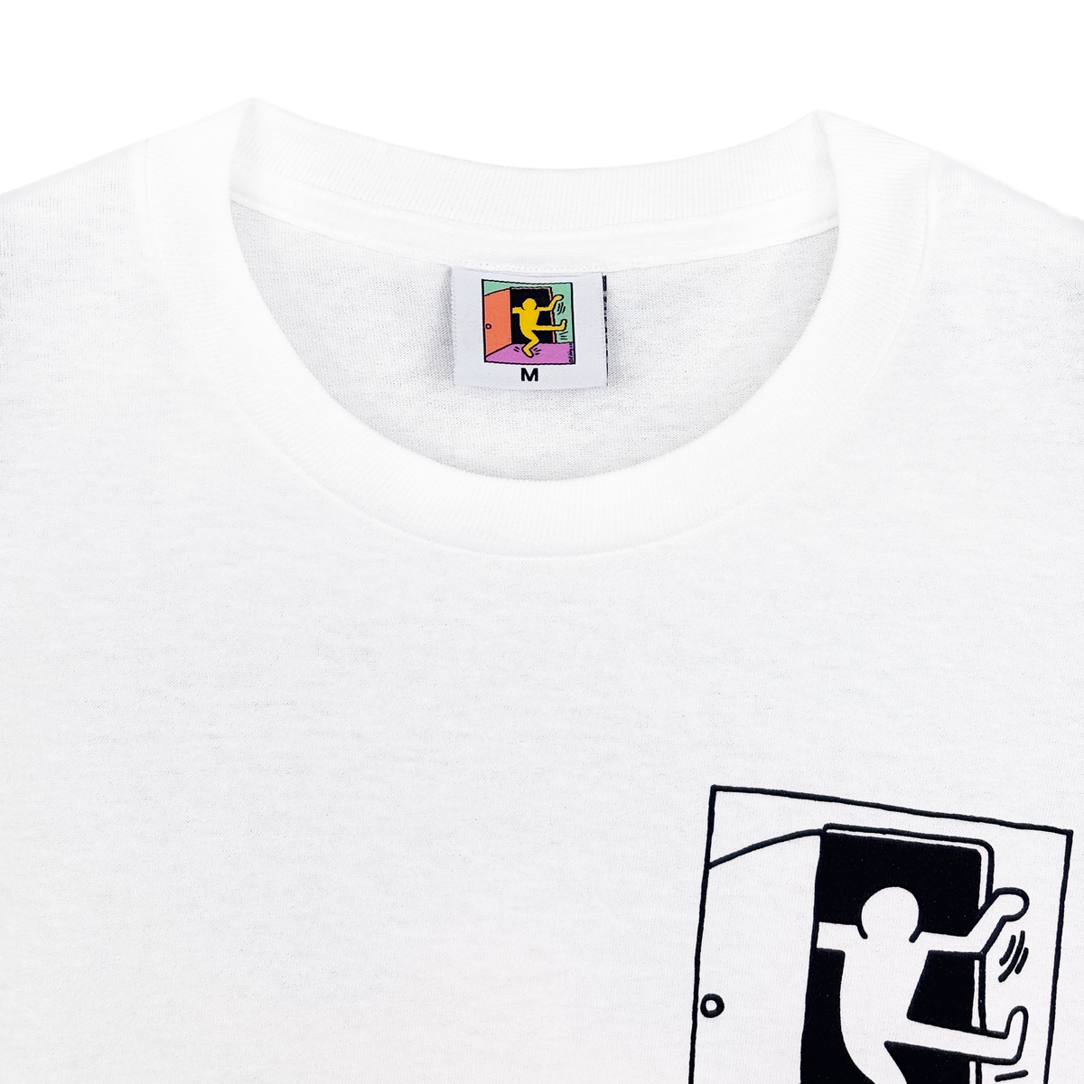 National Coming Out Day Keith Haring Short Sleeve T-shirt White