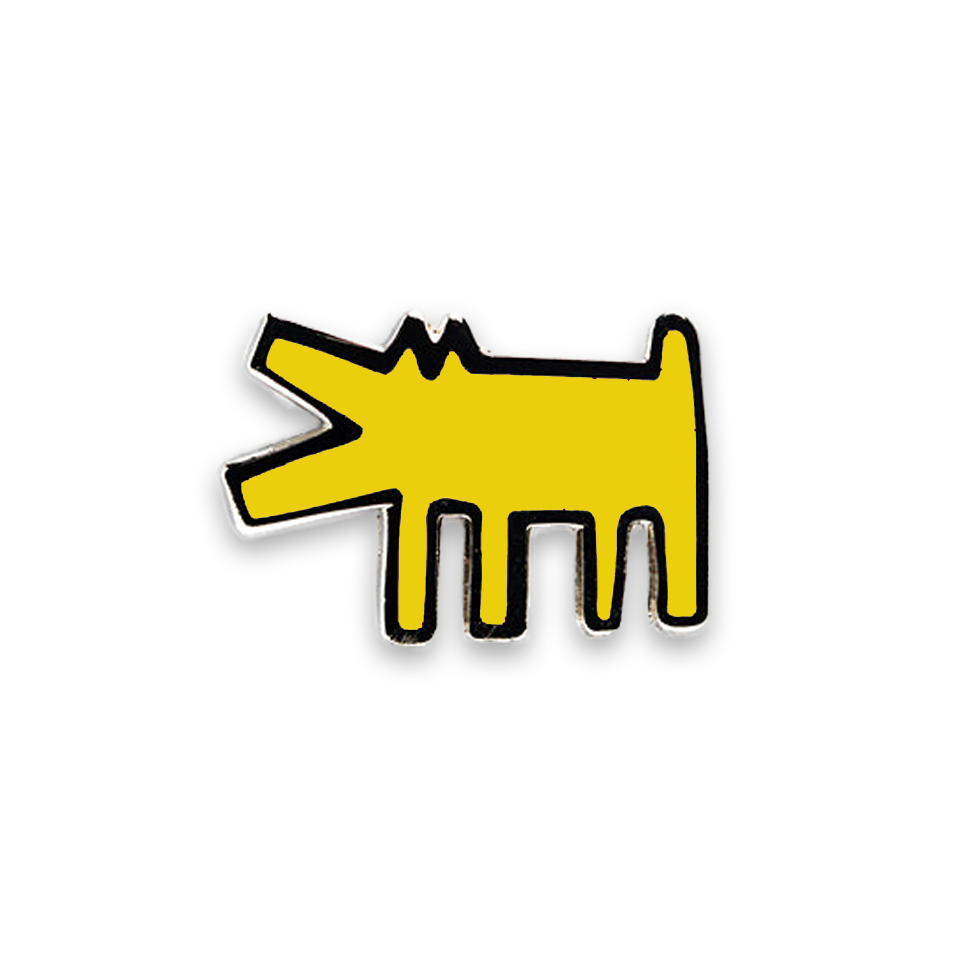 PINTRILL Keith Haring #3 Pin Barking Dog