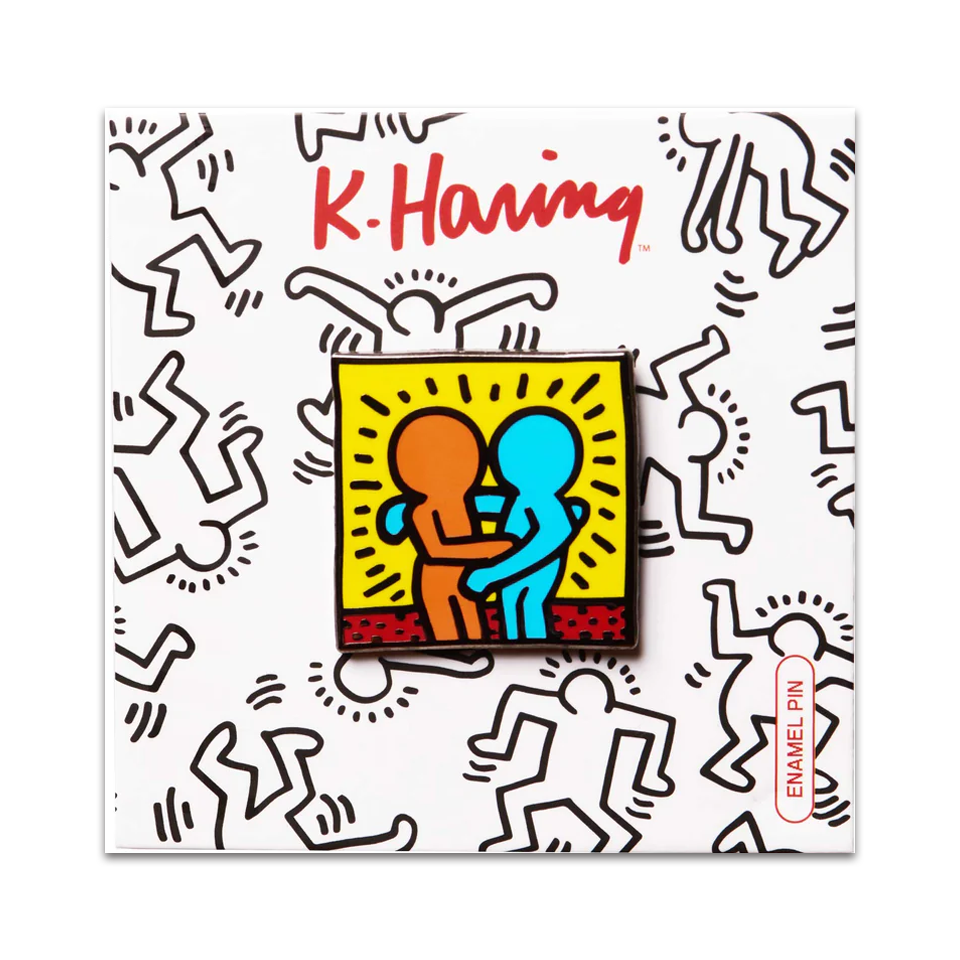 キース・ヘリングピンバッジ PINTRILL Keith Haring キース・ヘリング ピンバッジ Friends