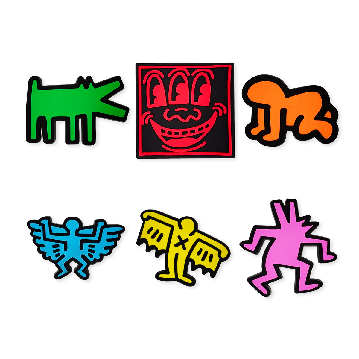 Pop Shop Keith Haring 6-Piece Puff Magnet Set