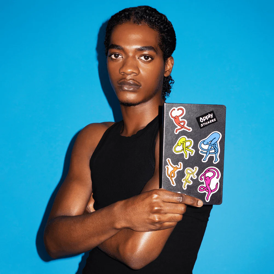 Apply Stickers Keith Haring Sticker Sheet M "Dance"