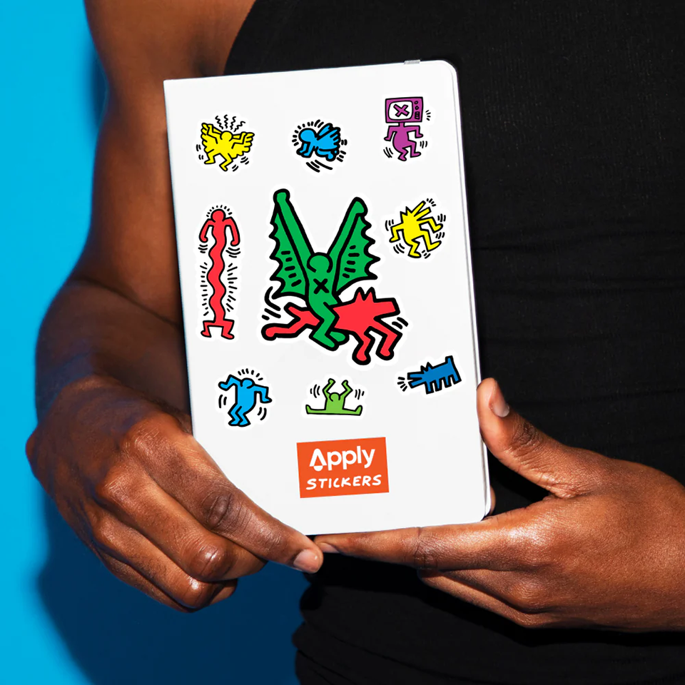 Apply Stickers Keith Haring Sticker Sheet M "FLIGHT"