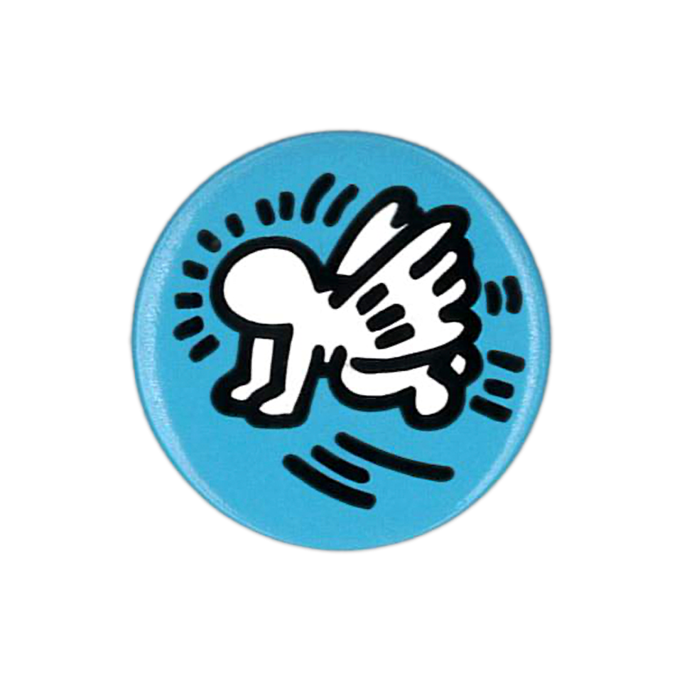 Keith Haring Button Angel