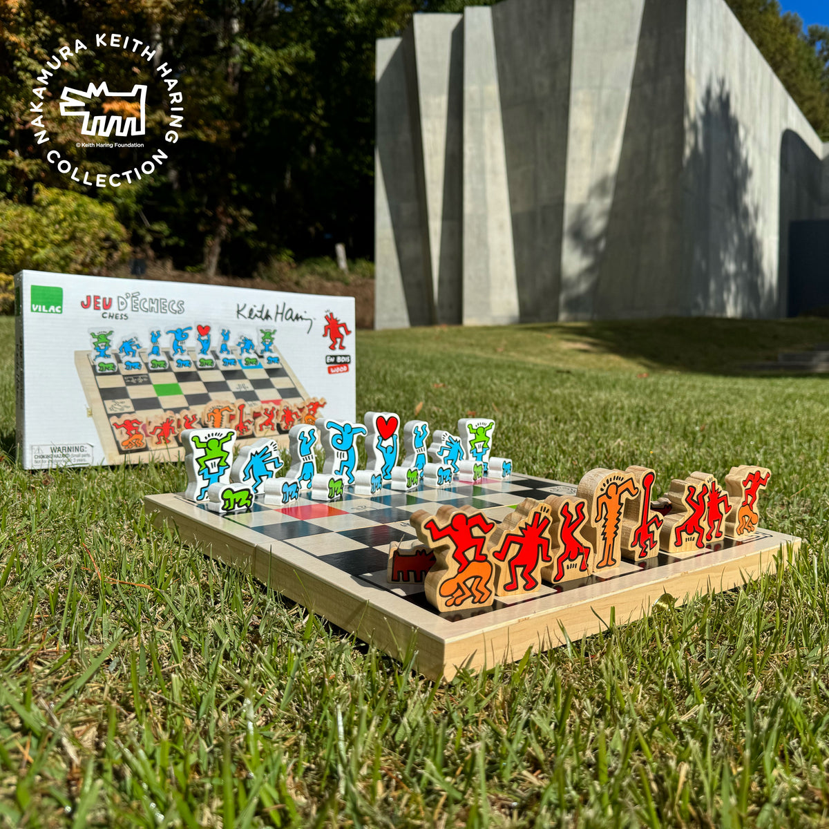 Chess Game, Sculpture par Keith Haring Chess Game, Sculpture par Keith Haring