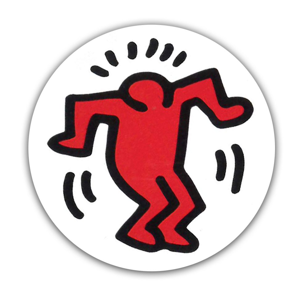 Keith Haring Magnet Dancing Man