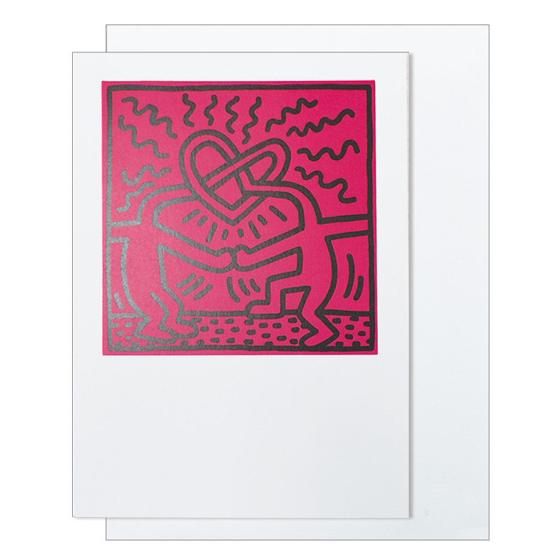 Keith Haring Greeting Card (Post Card) Heart