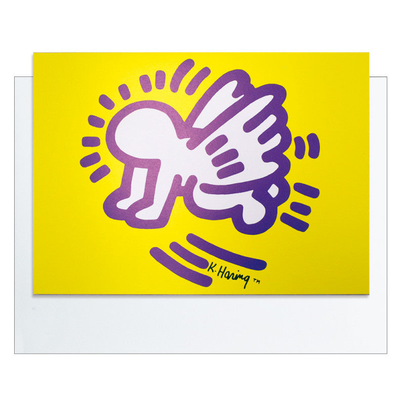 Keith Haring Greeting Card (Post Card) Angel