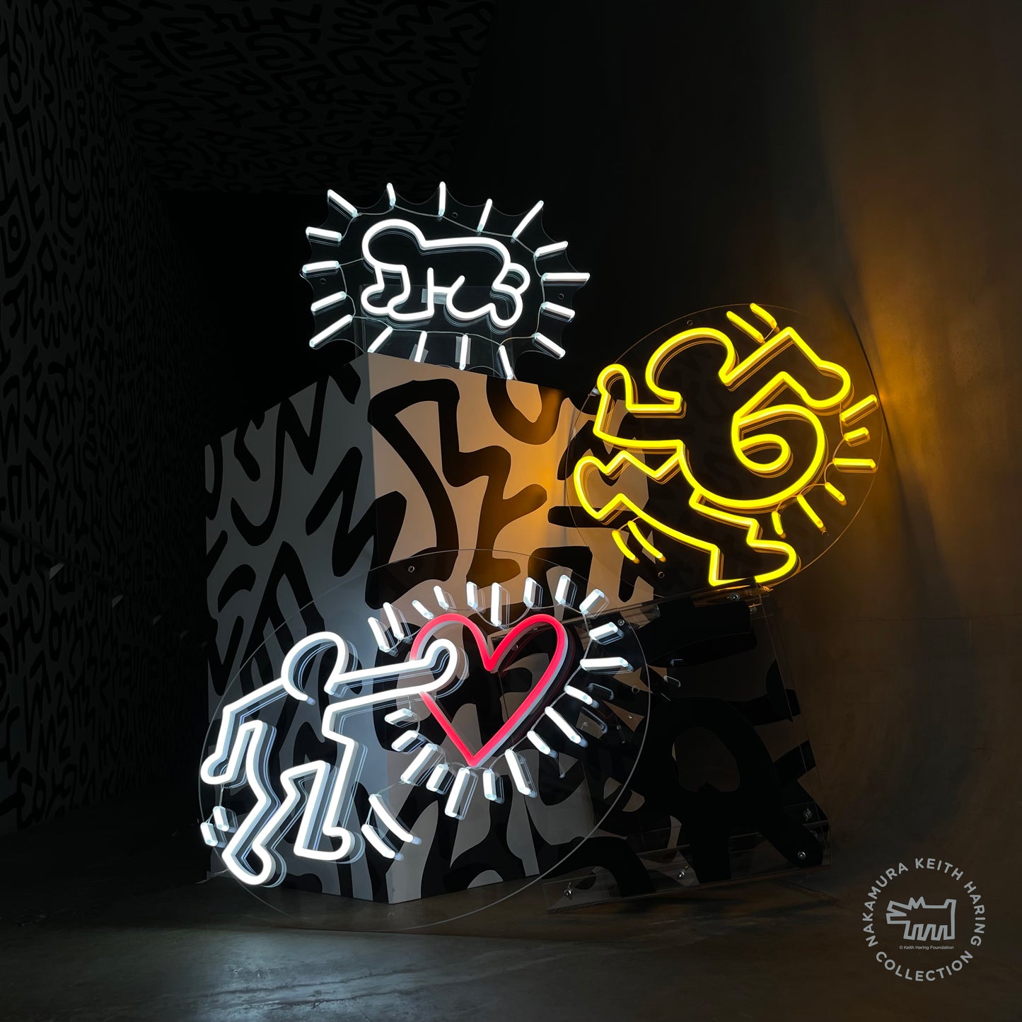 Yellowpop Keith Haring LED Neon Radiant Baby