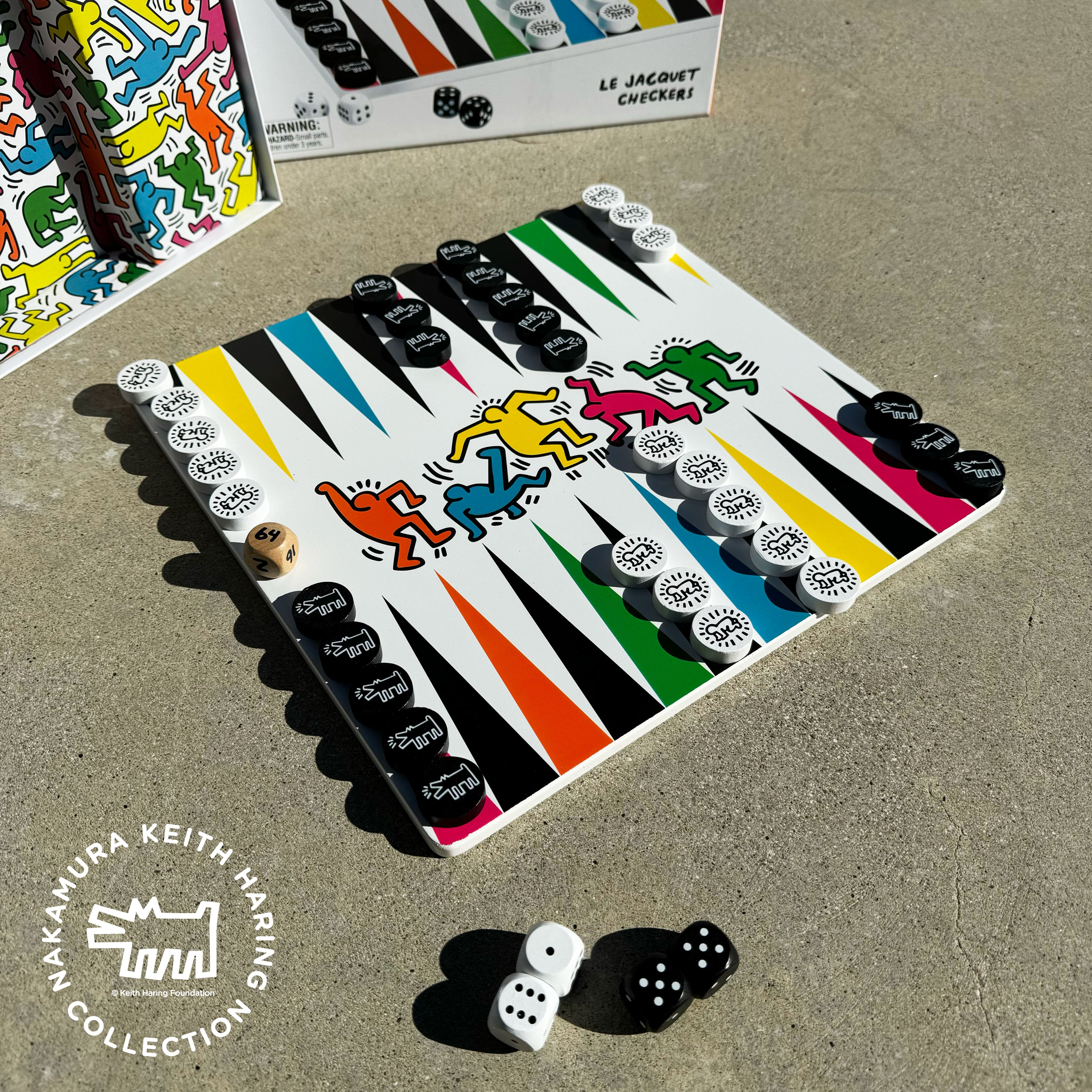 Checkers / Backgammon game – Nakamura Keith Haring Collection