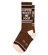 将图片加载到图库查看器，GUMBALL POODLE  Socks COFFEE MAKES ME POOP