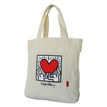 Load image into gallery viewer, Cotton Canvas Tote #15501 Holding Heart
