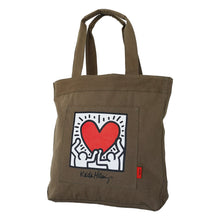 Load image into gallery viewer, Cotton Canvas Tote #15501 Holding Heart