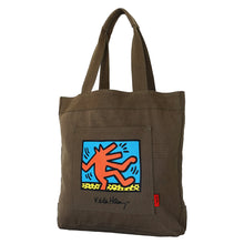 Load image into gallery viewer, Cotton Canvas Tote #15503 Dancing Dog