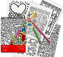 将图片加载到图库查看器，Colouring Pad　CARAN D&#39;ACHE x Keith Haring