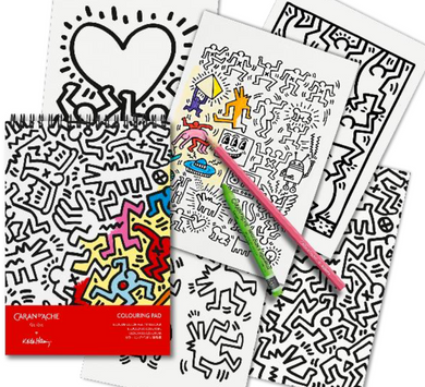 Colouring Pad　CARAN D'ACHE x Keith Haring
