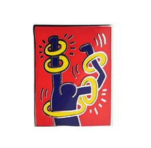 画像をギャラリービューアに読み込む, Keith Haring Pin
