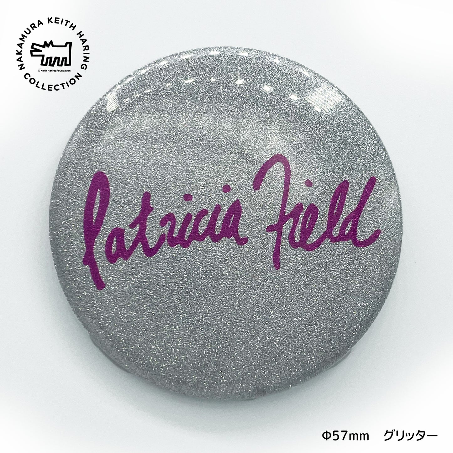 Patricia Field Logo Button グリッター