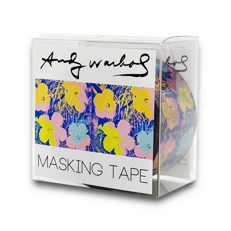 APJ Andy Warhol  Masking Tape フラワーズ･オレンジ