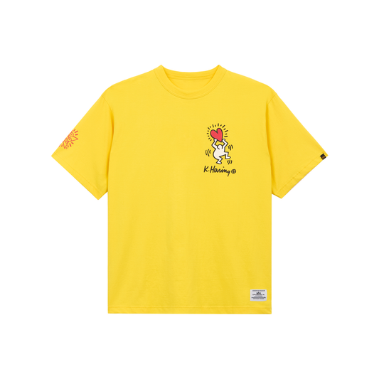 Alpha Industries × Keith Haring Graphic T-shirt "Heart Man"