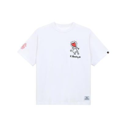 Alpha Industries × Keith Haring Graphic T-shirt "Heart Man"