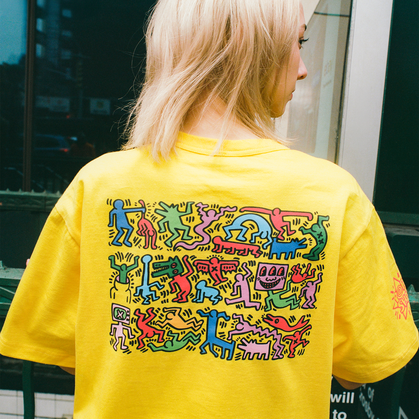 Alpha Industries × Keith Haring Graphic T-shirt "Heart Man"