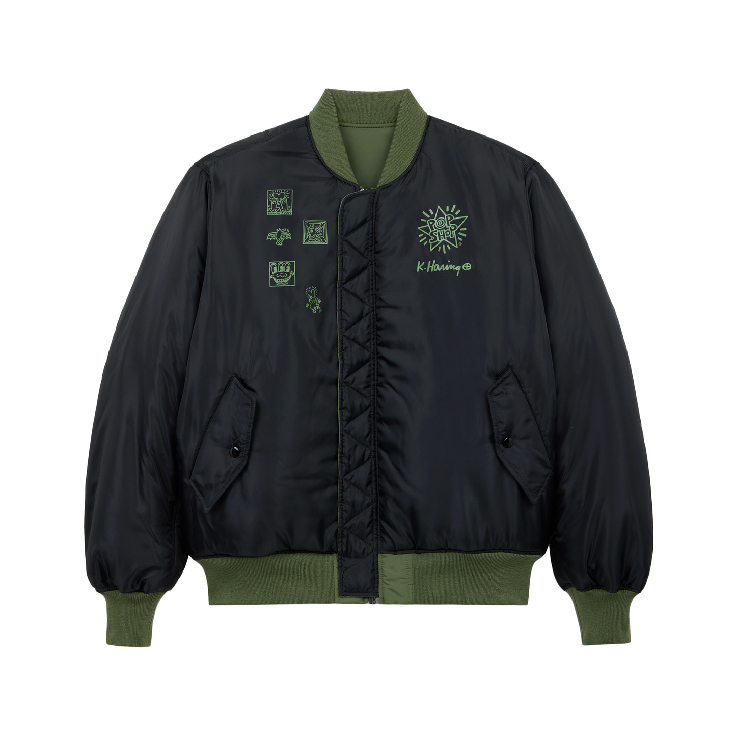 Alpha Industries × Keith Haring MA-1 Reversible Jacket
