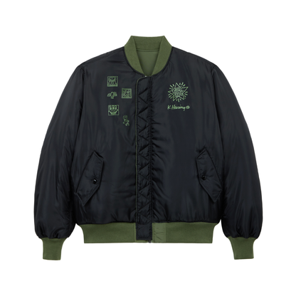 Alpha Industries × Keith Haring MA-1 Reversible Jacket