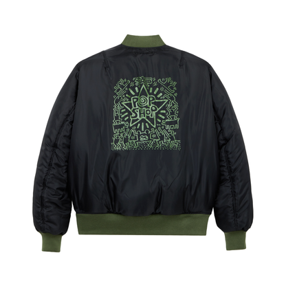 Alpha Industries × Keith Haring MA-1 Reversible Jacket