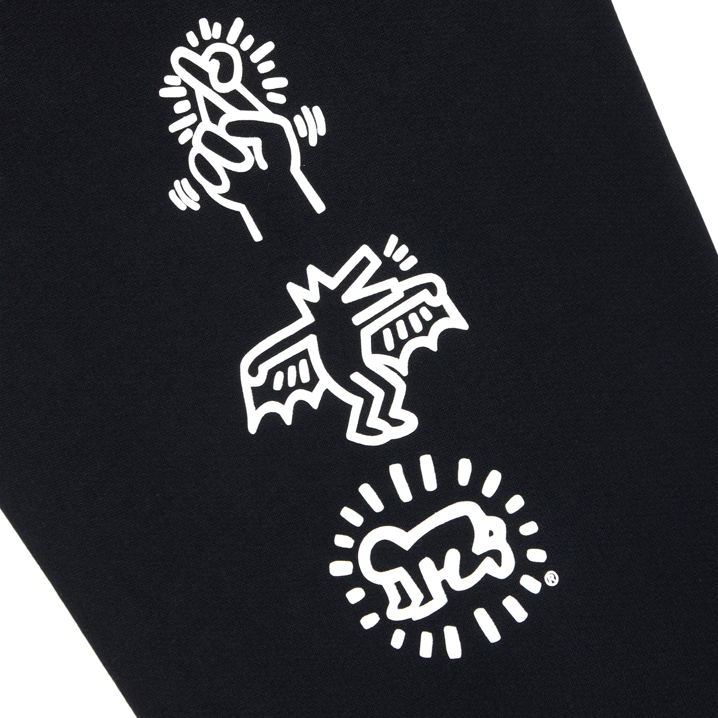 Alpha Industries × Keith Haring Graphic Hoodie "New York"