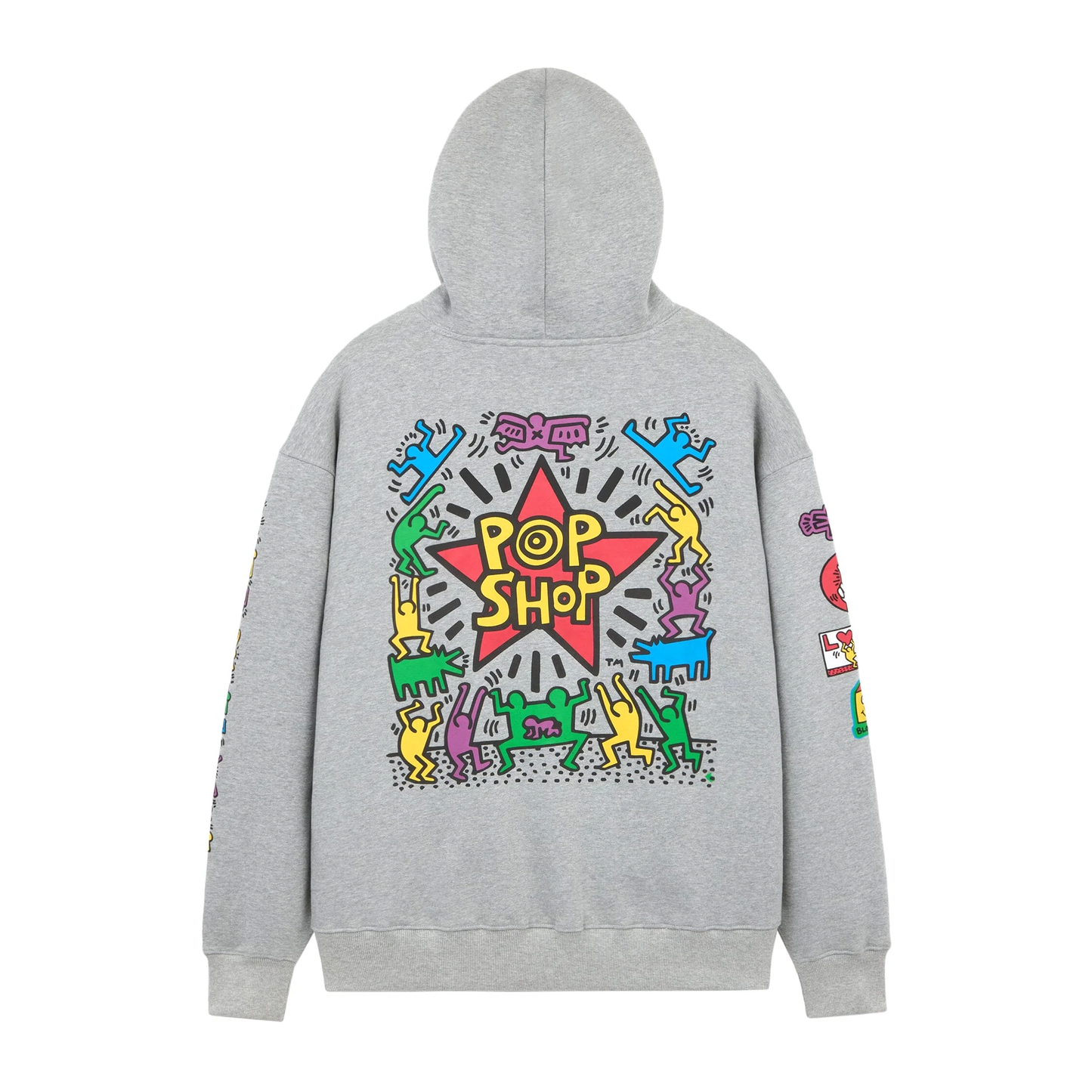 Alpha Industries × Keith Haring Graphic Hoodie "Pop Shop"