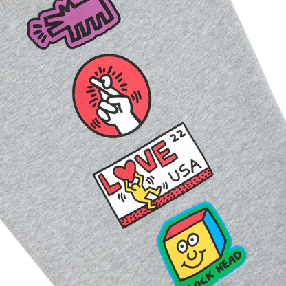 Alpha Industries × Keith Haring Graphic Hoodie "Pop Shop"